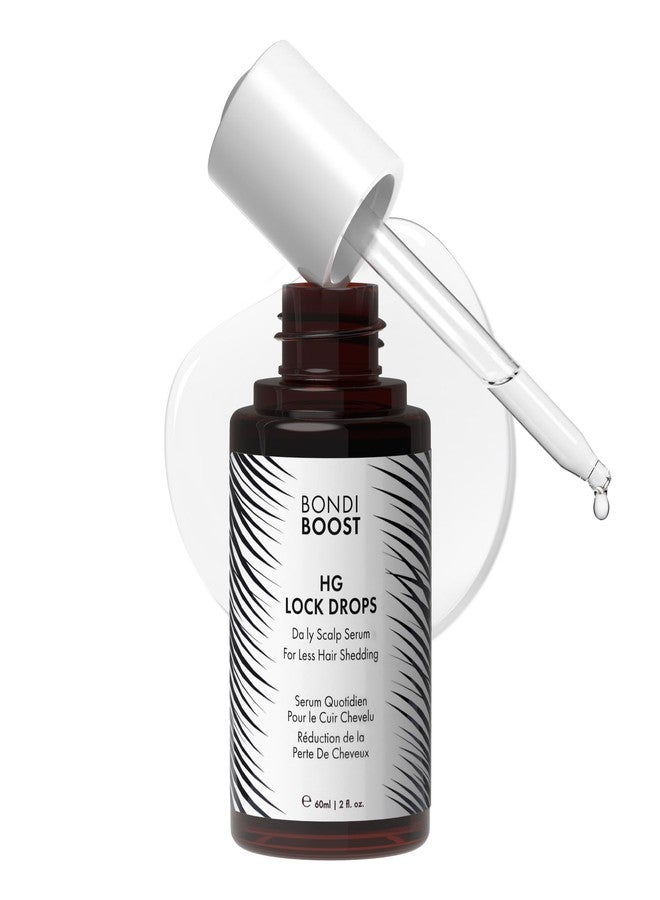 BondiBoost HG Lock Drops Daily Hair Serum (60ML) – Non-Greasy, Reduces Hair Thinning, Stimulates Scalp, Supports Thicker Fuller Hair – Vegan, Color-Safe, Lightweight for All Hair Types & Textures - Image 1